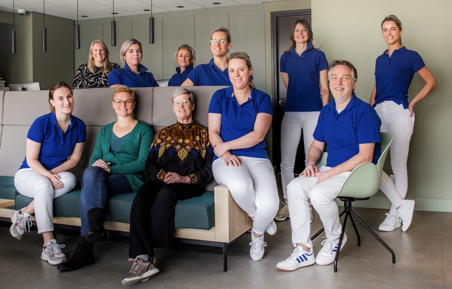 Teamfoto van personeel Ortho Bovend'Eerdt